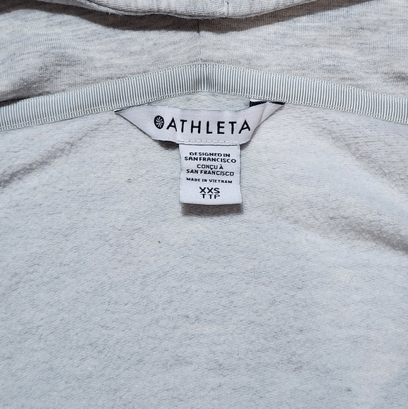 Athleta Womens Purana Wrap Sweatshirt Cardigan XXS - Picture 10 of 10